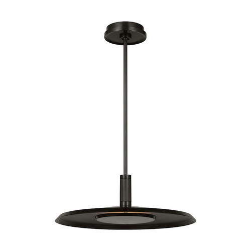 Visual Comfort Modern Avroko Saucer 1 Lt 6" Pendant, Dark Bronze - AKPD17027BZ - Picture 1 of 1