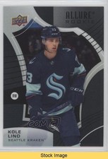 2021-22 Upper Deck Allure Rookies Black Rainbow Kole Lind #120 READ 1t8r