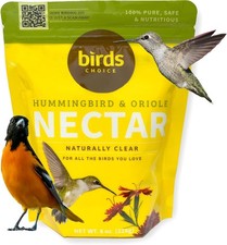 Birds Choice Hummingbird  Oriole Nectar Concentrate 8 oz NO FEEDER JUST NECTAR