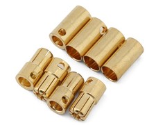 Samix 6.5mm High Current Bullet Plug Connector Set 4 Male/4 Female