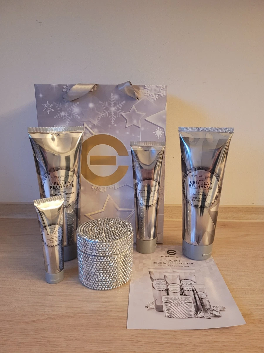 Elizabeth Grant QVC Cavier Diamonds Set Creme Gesicht NEU