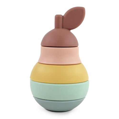Silicone Stacking Toy, Pear, Size