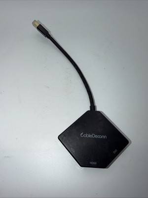 CableDeconn Multi-Function DisplayPort DP To HDMI VGA DVI - Fast Free Shipping