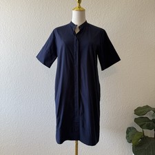 Everlane Shirt Dress Women’s Size 0 Blue Button Up
