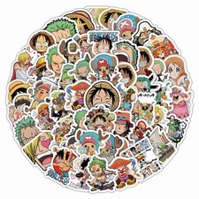 One Piece 100 Pack Sticker Animation Set Wate...