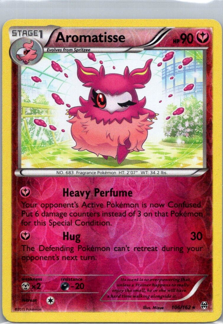 Pokemon TCG Aromatisse 106/162 BREAKthrough Reverse LP