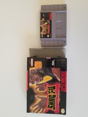 Shaq Fu Super Nintendo SNES Game and box