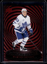2025-26 Upper Deck #F-4 Easton Cowan Rookie Fluorescence Red RC