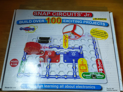USED Elenco Snap Circuits Jr SC-100 Electronic Experiment Kit Educational Toys