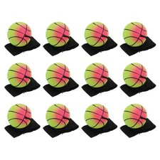 12Pcs 2.5 Inch Sports Wrist Ball, Basketball for Exercise, Mixed Colors