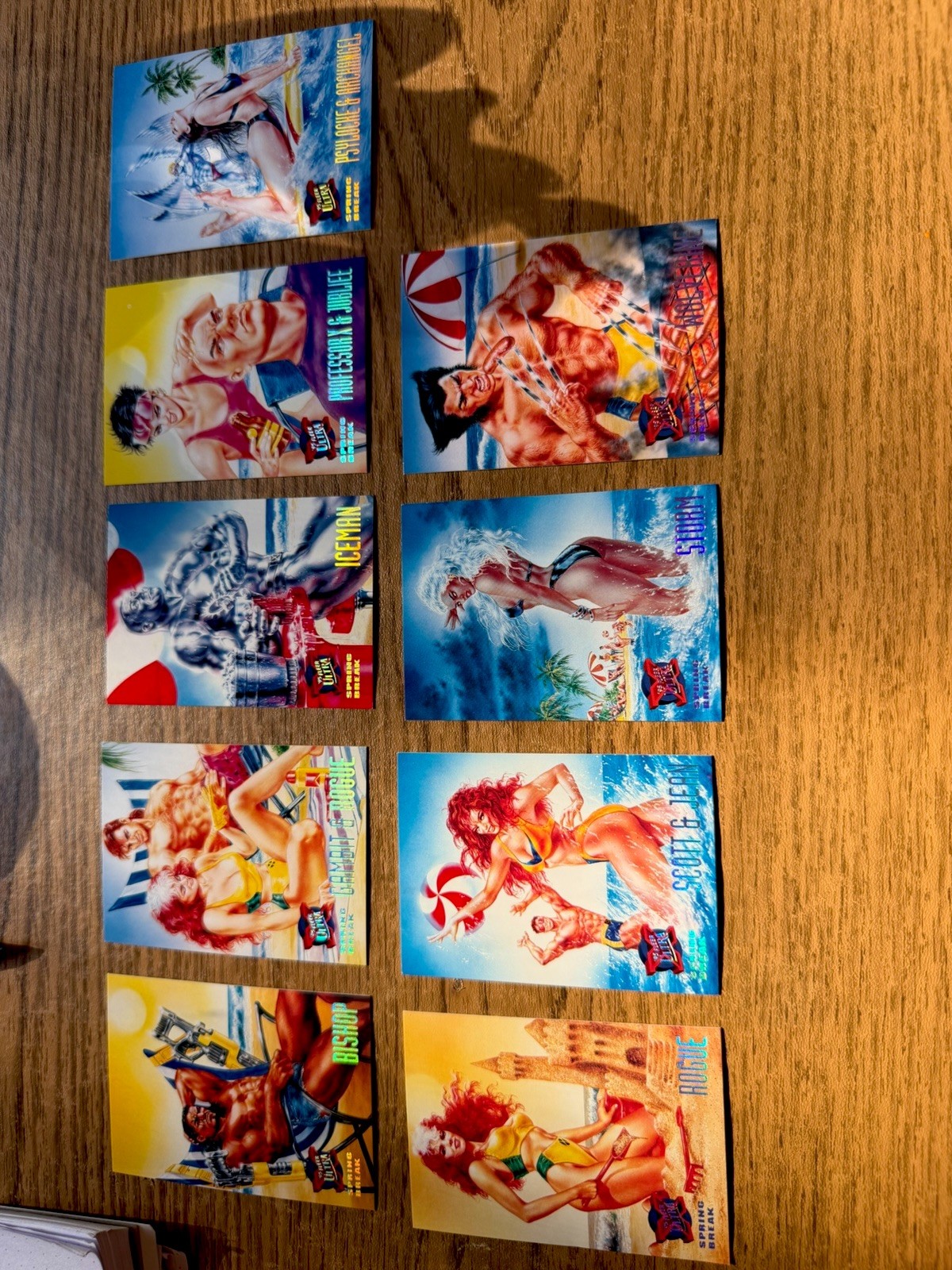 1995 Fleer Ultra x-men full spring break 8 card set