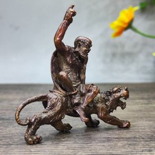 The Collection of Tiger Subduing Arhat Ornaments Is A Zen-Inspired Decoration