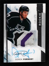 2015 Premier Acetate Rookie Auto-Patch 338/375 Derek Forbort #74 Patch Auto 01t4