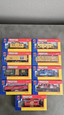 Life-Like HO Scale Train Freight Cars Lot of 9 - Very Good Condition With Boxes