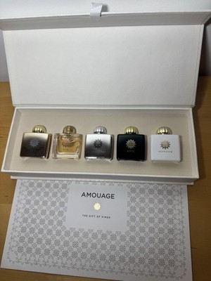 NEW Amouage Miniature Spray Gift Set 5 0.3 fl oz Gold Dia Reflection Epic Honour