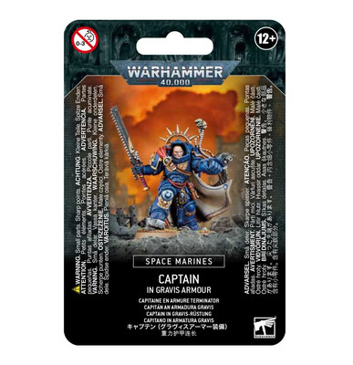 Space Marines Captain in Gravis Armour NIB ACG