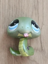LPS #969 Shiny Green Snake Littlest Pet Shop Sassiest Hasbro Special Edition