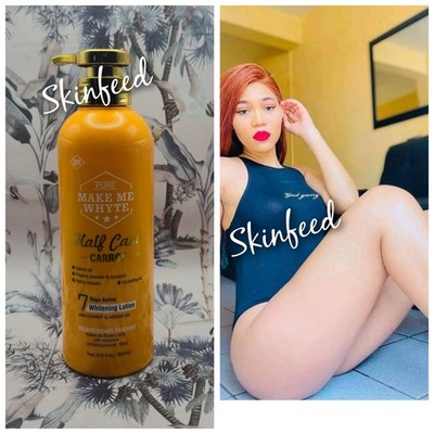 Pure Make-Me HalF-C Carrot Extracts.7 Days Active White BODY MILK 500ml X 1   