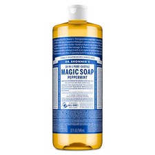 Dr. Bronner  s - Pure-Castile Liquid Soap Peppermint, 32 ounce 