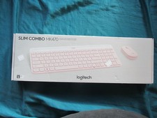 Logitech MK470 Slim Wireless Keyboard and Mouse Combo - Rose