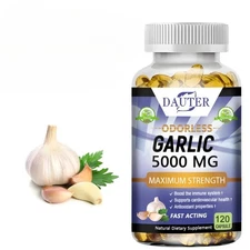 Odorless Garlic Extract Improve Cholesterol Levels Boost Immunity 30-120 Caps