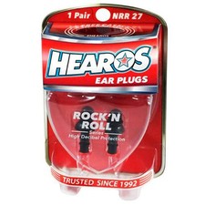 Earplugs Rock 'N Roll Series With Free Case 2 Pieces