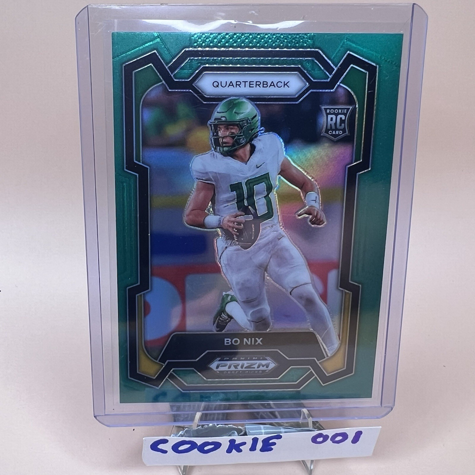 2024 Panini Prizm Draft Picks - Green Prizm #105 Bo Nix (RC)🔥🔥🔥