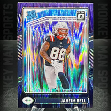 2024 Optic - Jaheim Bell Rated Rookie RC - #238 PURPLE SHOCK HOLO PATRIOTS MINT