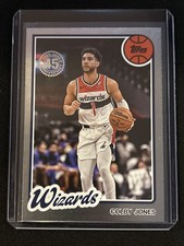 🔥Colby Jones 2025-26 Topps Flagship 45th Anniversary #80BK-20 Wizards