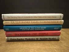 Outer Banks Books Lot Of 5 by Charles Harry Whedbee, Hardcover
