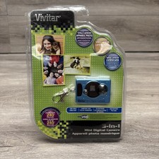 Vivitar:3 In 1- Mini Digital Camera - Brand New - Photo, Video, Web Cam Blue