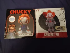 NEW Halloween Horror Crochet Kits - Chucky Child’s Play & IT Chapter 2 Pennywise
