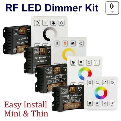 RF 2.4G Touch remote Led light Controller Dim/CCT/RGB/RGBW/RGBCCT DC5-24V 10-50A