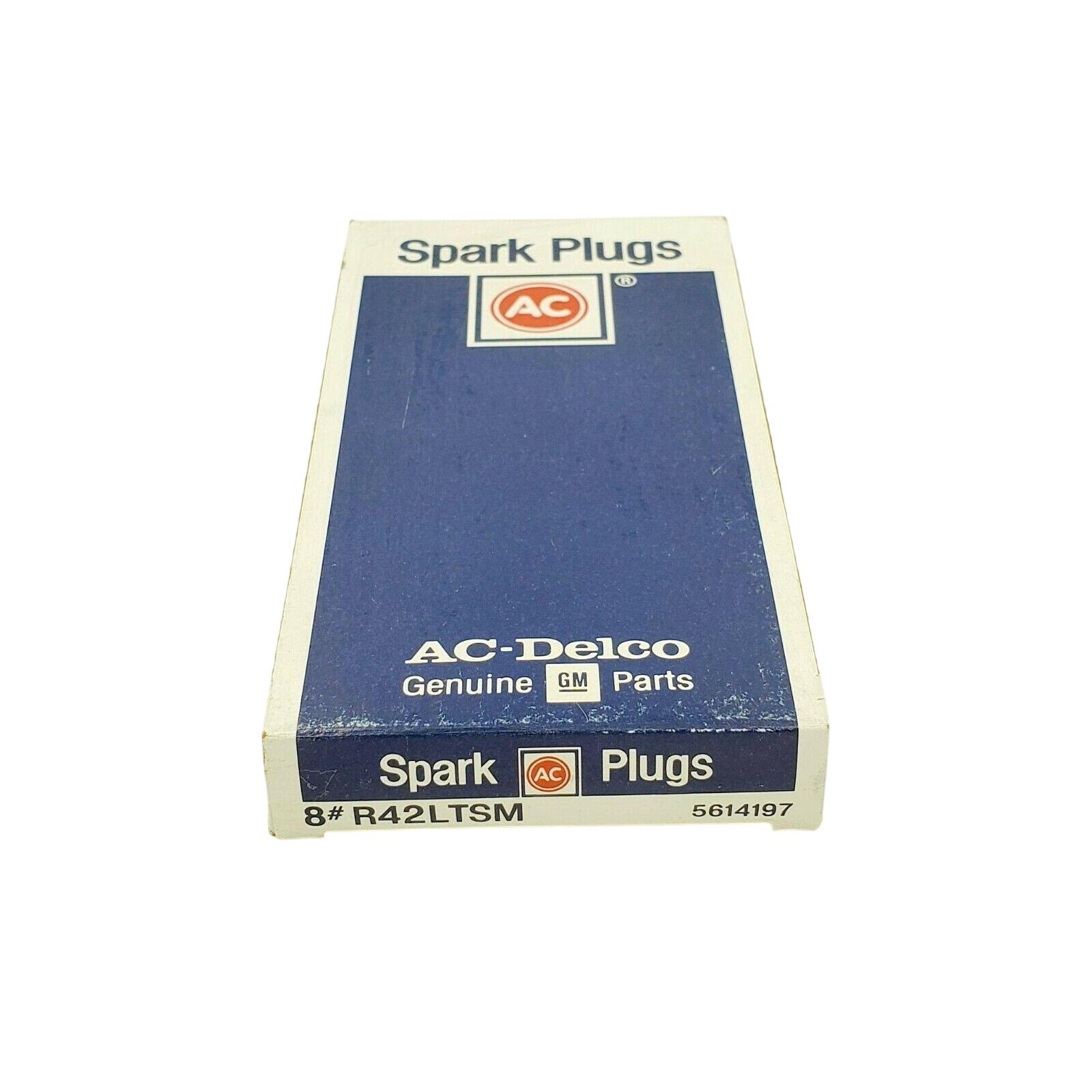 8 ACDelco Genuine GM Spark Plugs R42LTSM Part No. 5614197 NOS