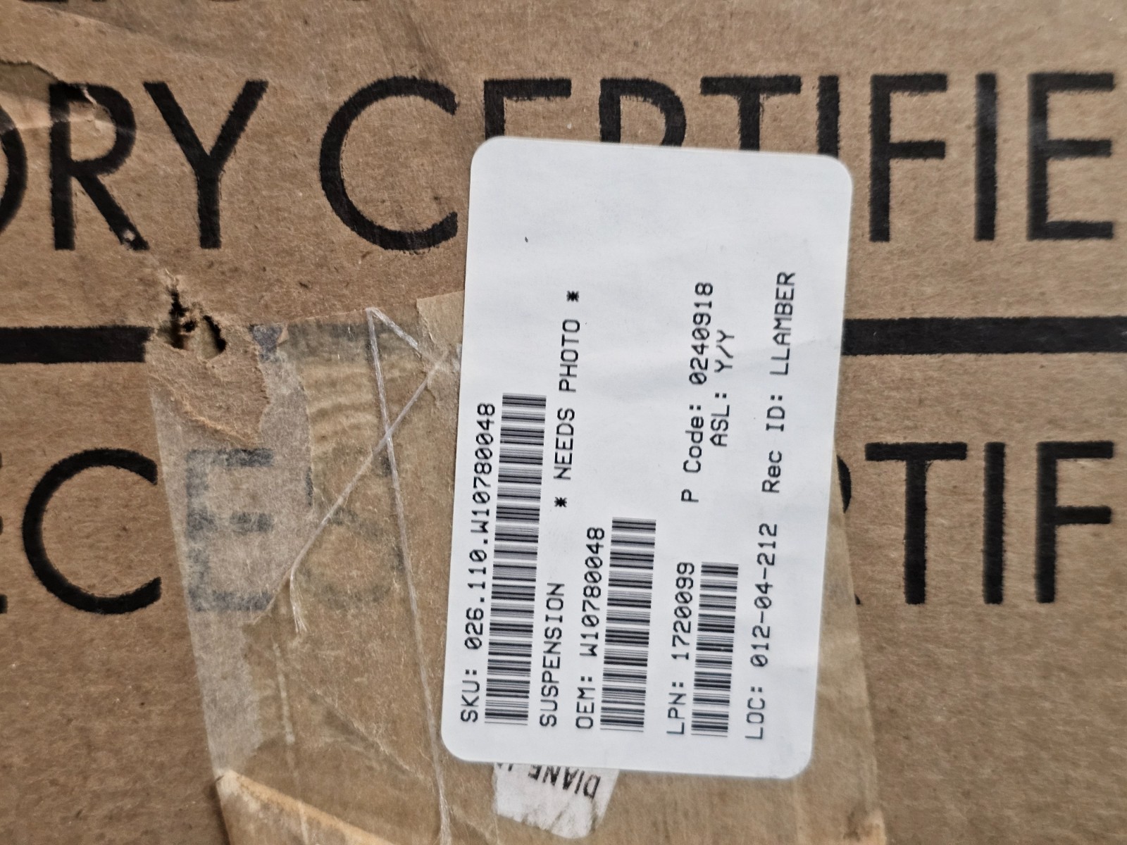 (QTY 4) Whirlpool W10780048 Suspension Spring Rod Replaces W10257088 W10349193