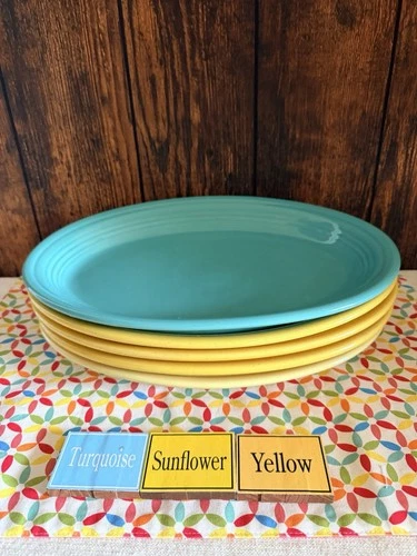 Fiestaware Sunflower Yellow Oval Platter Large 9.5"x13.5" Serving Dish Fiesta