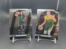 NIKA MUHL - (2) 2024 Panini WNBA Prizm Rookie #75 & Variation #146 - Storm - RC 
