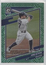 2021 Panini Donruss Optic Green Dragon Prizm 12/88 Jose Altuve #195 04br