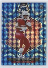 2024 Panini Mosaic Rookies Reactive Blue Mosaic Prizm Trey Benson #360 m5e