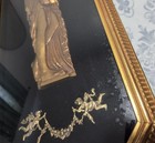Vintage Greek Roman Goddess Water Nymph Wall Decor Gold 3D Plaque Frame 32"x11   — photo 6
