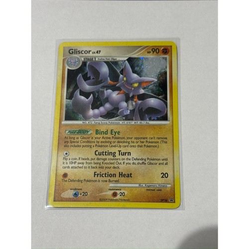 Pokémon TCG Gliscor DP Black Star Promotional DP36 Holo Promo 1st Edition Promo