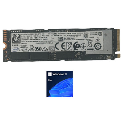Intel 256GB PCIe NVMe M.2 SSD with Windows 11 Pro for Dell Lenovo HP ASUS IBM ++