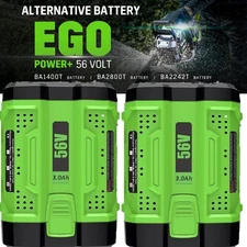 For EGO Power+ BA1400T 56-Volt 2.5 Ah Battery with Upgraded Fuel Gauge (3rd Gen)