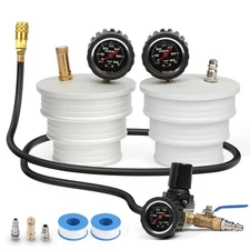 CAC Charge Air Cooler Turbo Boost Leak Tester 3", 3.5", 4" Steps Semi Truck Kit