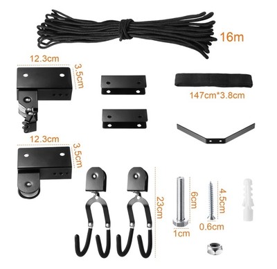 Kayak Hoist Lift Garage Storage Canoe Hoists 125 lb Capacity - Two 2 Pack