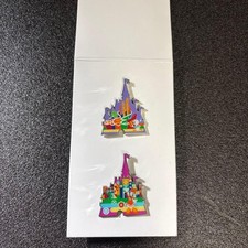 Disney Duffy and Daisy Castle Pin Set TDR TDL TDS Near Mint
