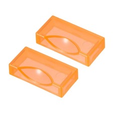 2Pcs Plastic Billiard Snooker Locator for 2 1/16" Pool Balls, Orange