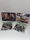 LEGO Star Wars Lot : V-Wing Fighter 6205 100% Complete 7668 Rebel Scout Speeder