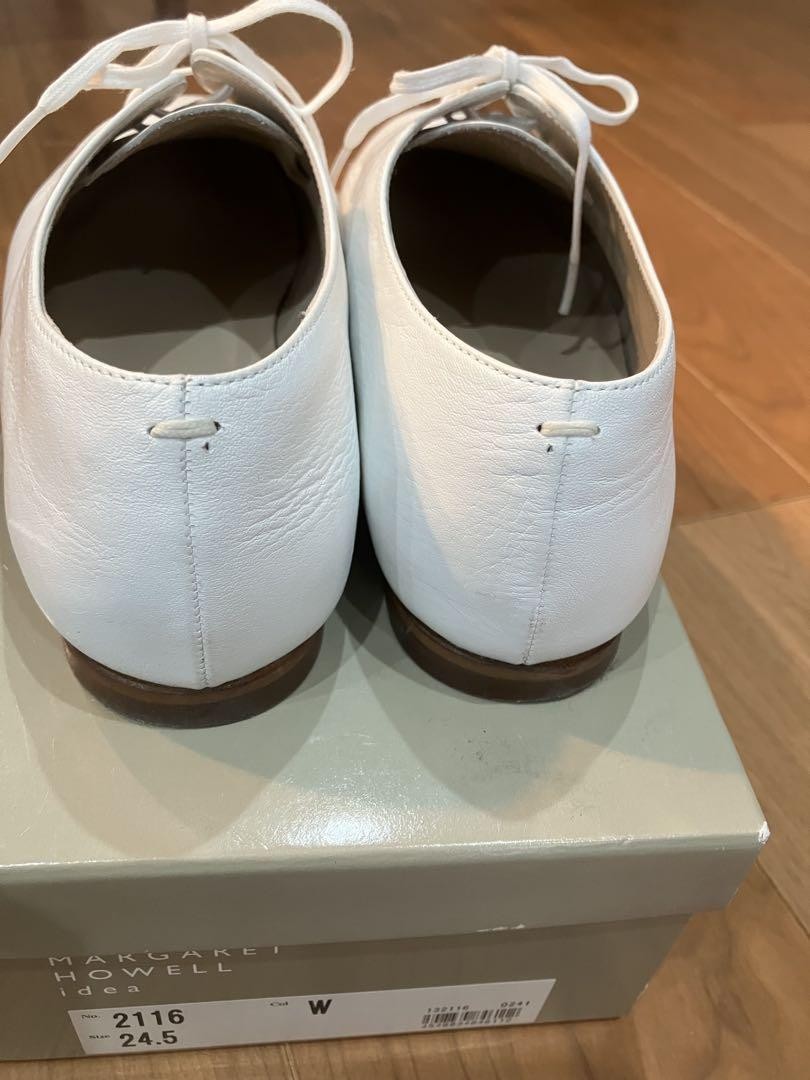 Margaret Howell idea Leather Lace Up Shoes White 24.5cm | eBay