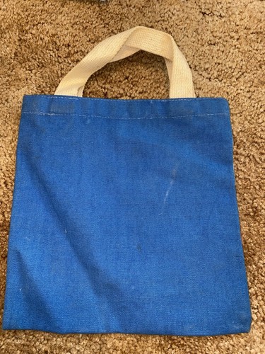 Vintage Cap’n Joshua 1970s Small Kid Tote Bag Sailor Bear 10”x 10” - Picture 6 of 18